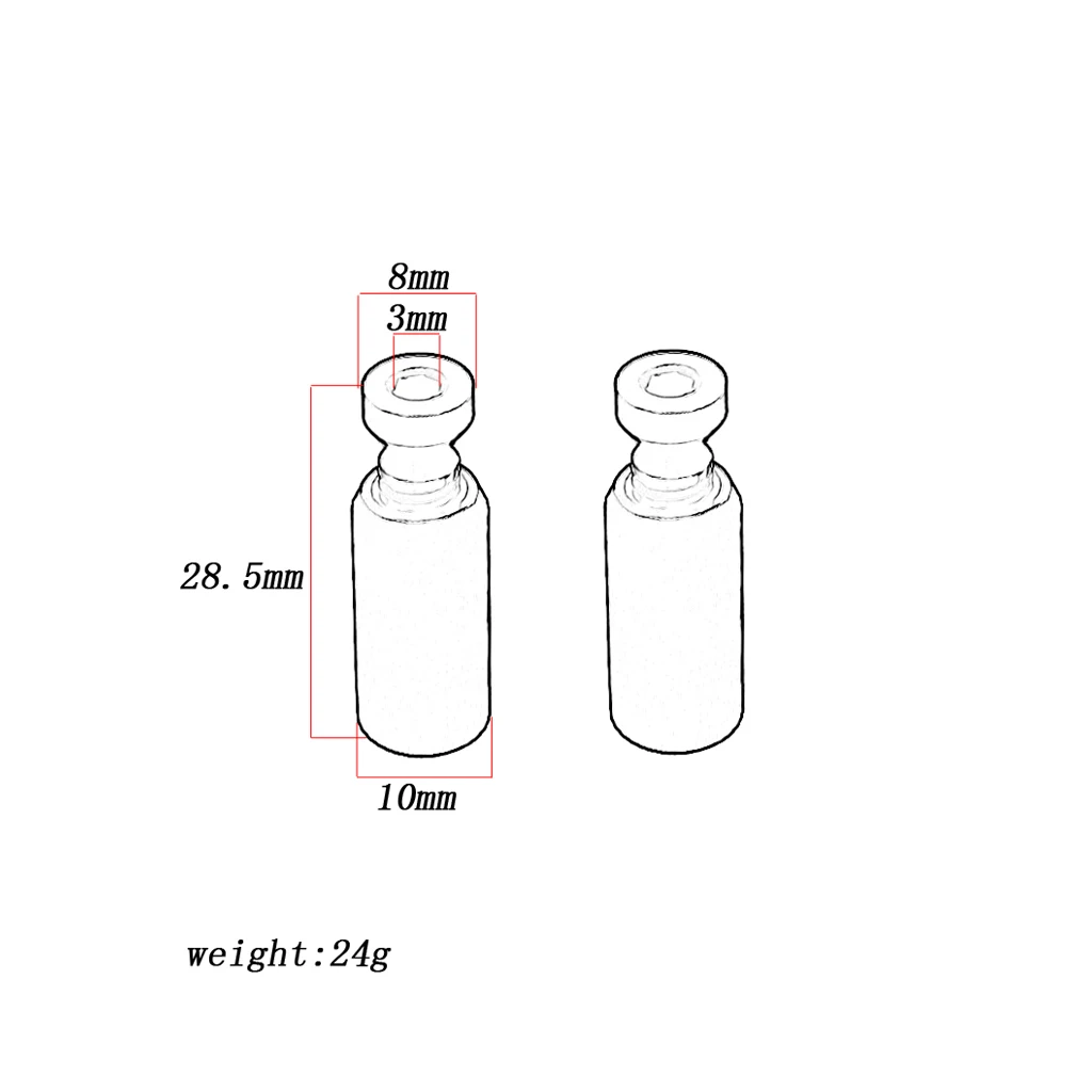 

MagiDeal Adjustable Electric Guitar Tremolo Bridge Studs Anchors Replacement