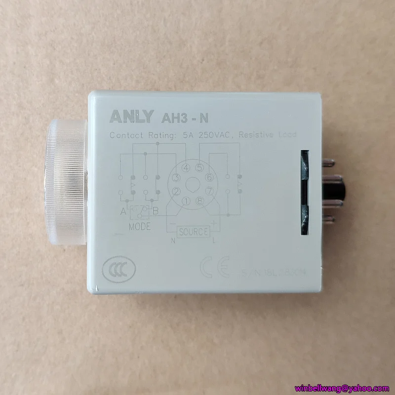 Абсолютно новый и оригинальный AH3-NC DC24V AC220V MULTI-RANGE аналоговый таймер |