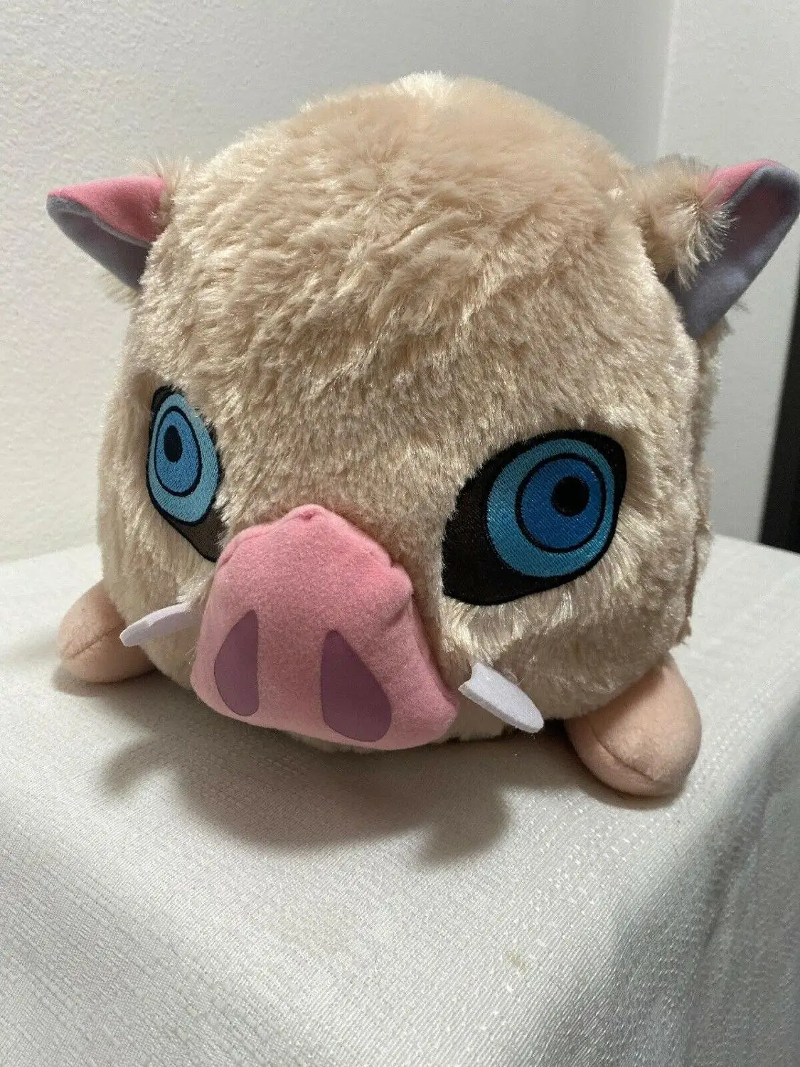 Игрушка-Рассекатель демонов Kimetsu no Yaiba Nesoberi Jumbo плюшевая кукла Inosuke Hashibira 40 см -