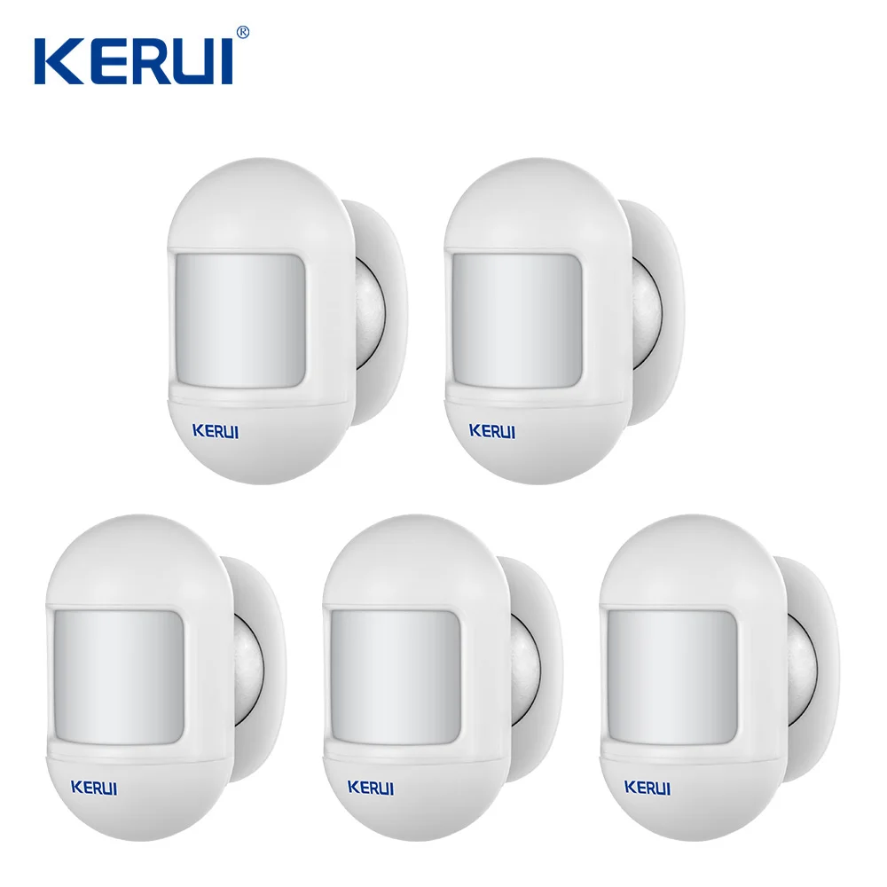 Kerui p831 sem fio mini ângulo móvel automático de segurança em casa pir detector movimento infravermelho compatível com sistema alarme kerui