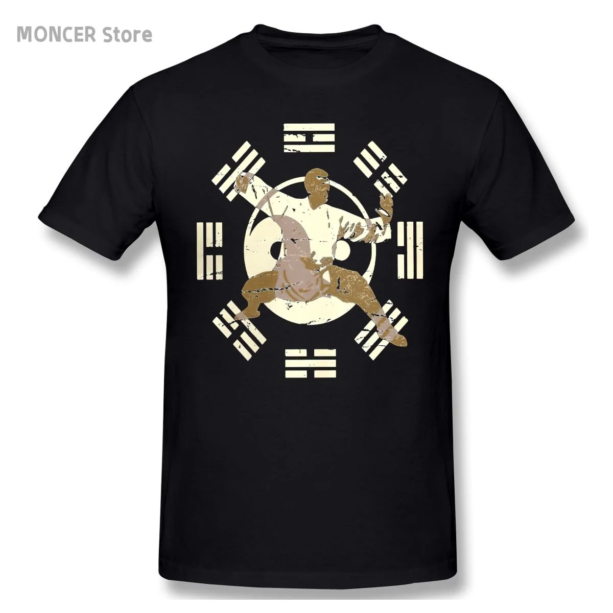 

Men's T-Shirts Tai Chi Yin Yang Taichi Chuan Chinese Martial Arts Leisure Cotton Tee Sports T Shirt Crew Neck Clothing Gift Idea