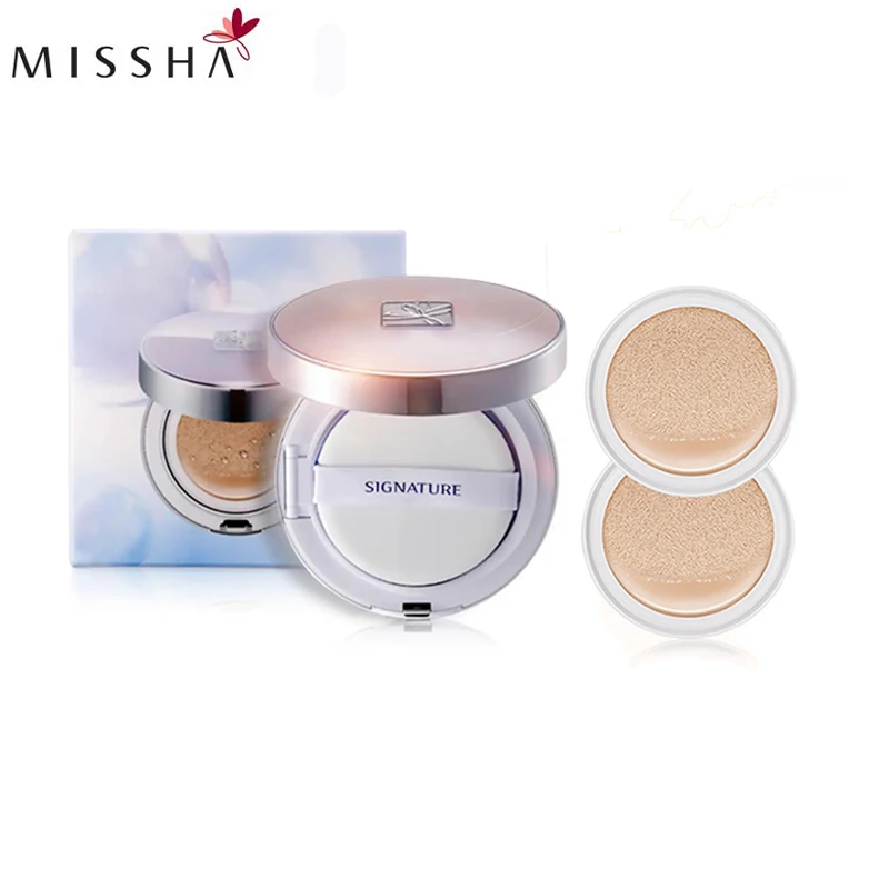 

Специальный набор подушек MISSHA с эссенцией, 14 г +( Refill14g * 2) BB крем, консилер, УВЛАЖНЯЮЩАЯ основа, крем для макияжа CC