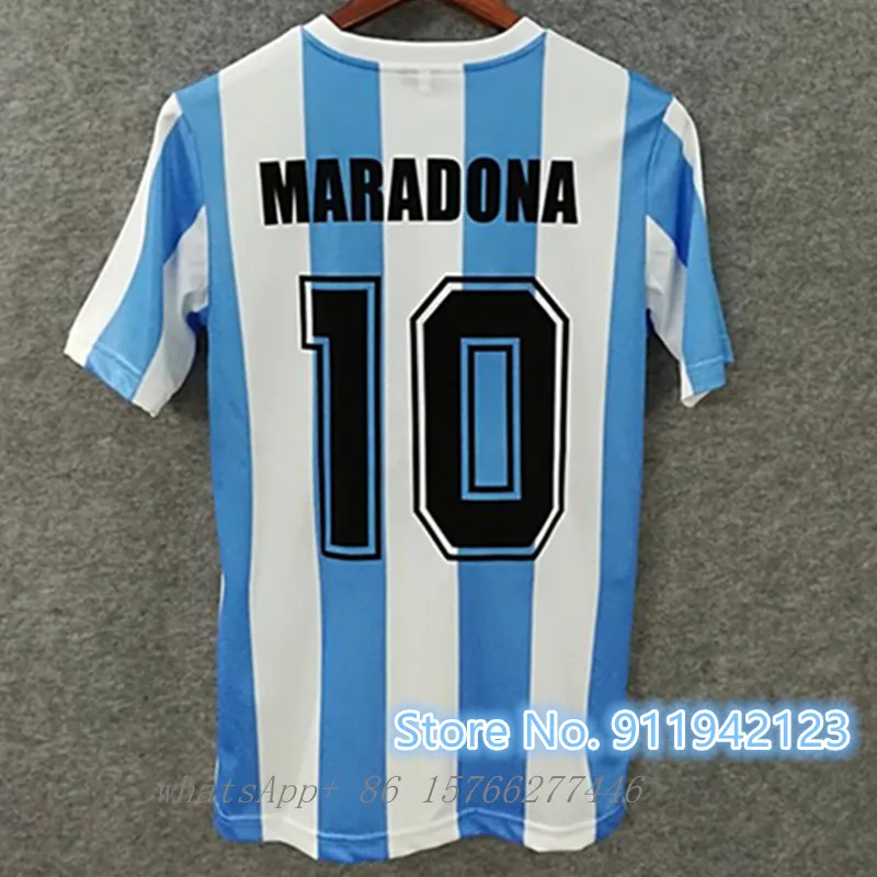 

Retro 1986 MARADONA 06 21 22 Vintage Jersey Classic Shirt