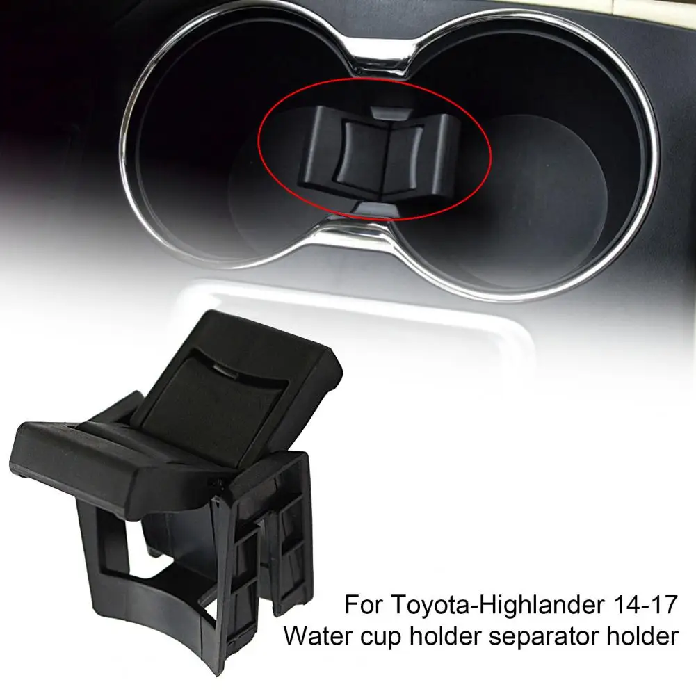 Cup Holder Insert Divider Adjustable Leakproof Black Center Console Replacement 556180E170C0 for Toyota-Highlander 1 | Автомобили и