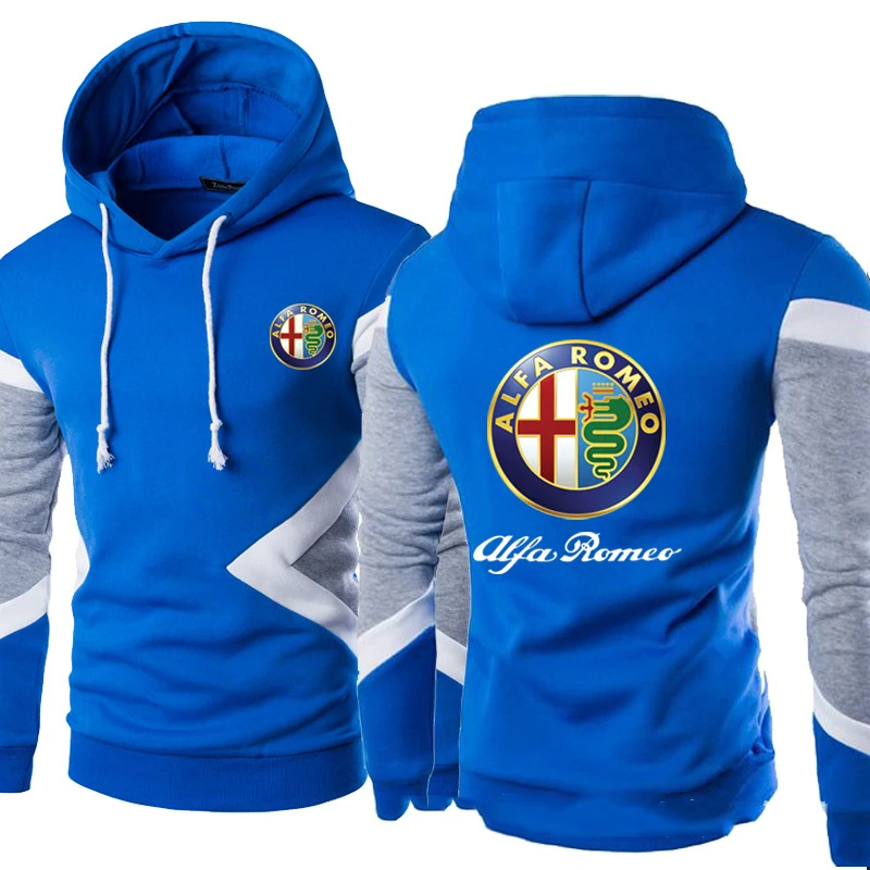 

Mens Sweatshirt Long Sleeve for ALFA ROMEO logo Casual Hoody Top Boy Blouse Tracksuits Sweatshirts Hoodies Men Hoodies Graphic