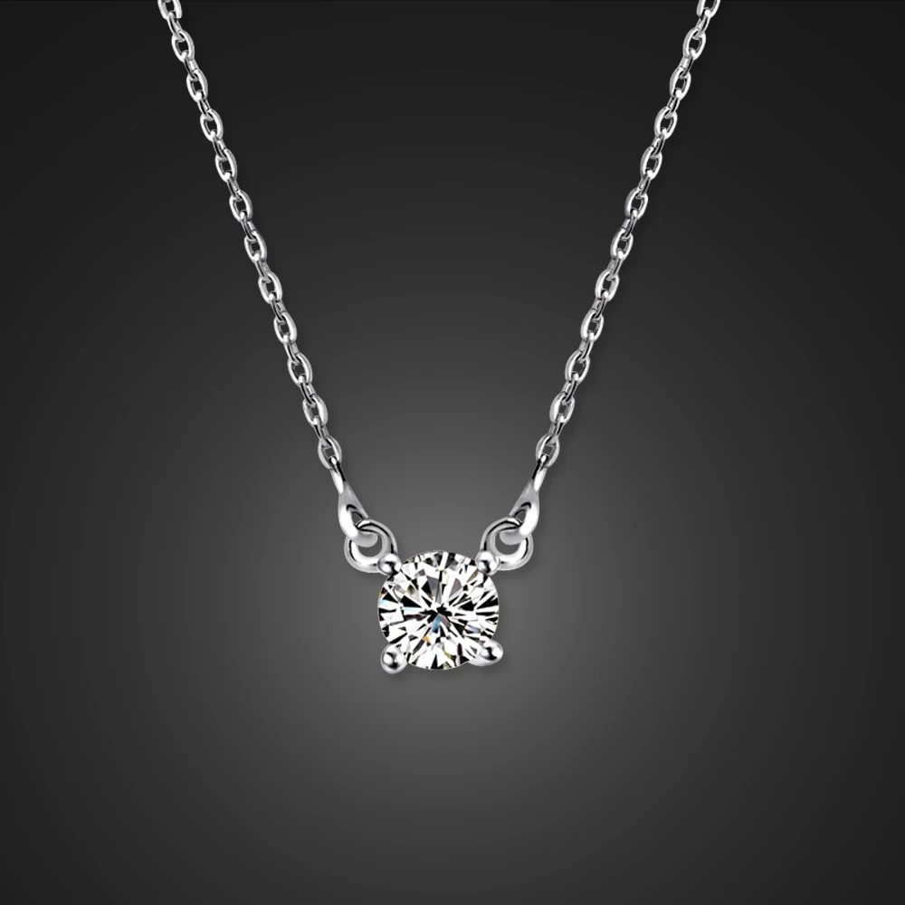 Натуральная 100% 925 стерлингового серебра ожерелье из чистого инкрустированный