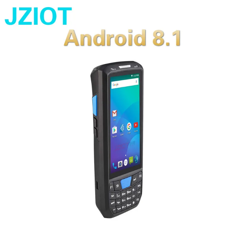Android 8 1 PDA Прочный ручной терминал сборщик данных для склада 1D сканер штрих-кода