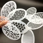 Шаблон для боди-арта Face трафареты для картин Pro, в горошек, рыбья чешуя, Леопардовый принт, кирпичи, ангел, радуга, Прасс, макияж, 9 шт., 14*7,5 см