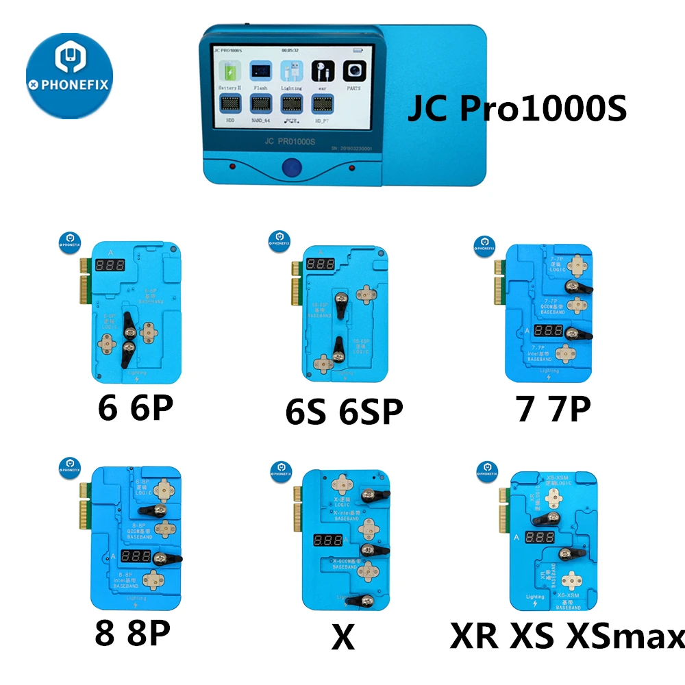 Плата плата JC Pro1000S основная полоса для чтения данных EEPROM iPhone 6-X XR XS 11 Pro Max модуль