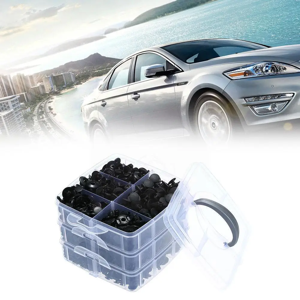 

620Pcs Car Accessories Trunk Screw Rivets Set Car Body Pin Clips Bumper Rivet Retainer Push Fastener For Auto Fender Plasti C7A3