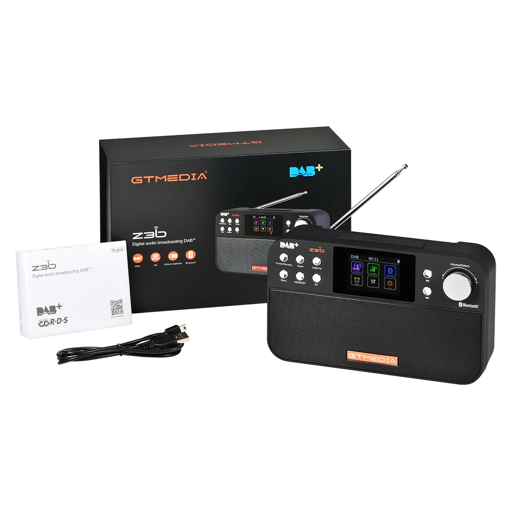 Freesat/GTMEDIA Z3B DAB приемник портативный цифровой FM BT стерео радио-рецептор с 2