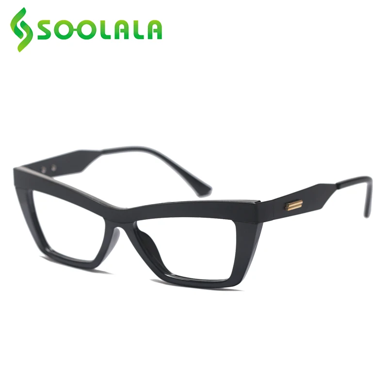 

SOOLALA Hit Color Butterfly Optical Glasses Frame Women Ladies 2021 Prescription Myopia Transparent Clear Lens Eyewear Spectacle