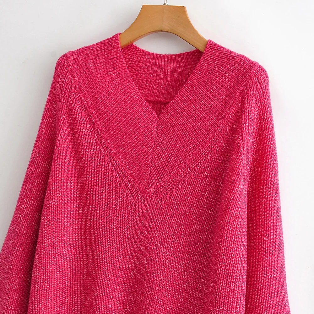 Осень 2019 женские пуловеры в минималистичном стиле с длинным рукавом реглан и