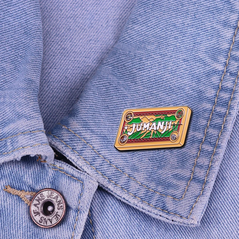 Шахматная настольная игра Jumanji Металлическая Булавка значок приключений