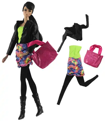 Модный комплект одежды ручной работы в стиле ретро для Барби Blyth 1/6 MH CD FR SD Kurhn BJD аксессуары для кукольной одежды