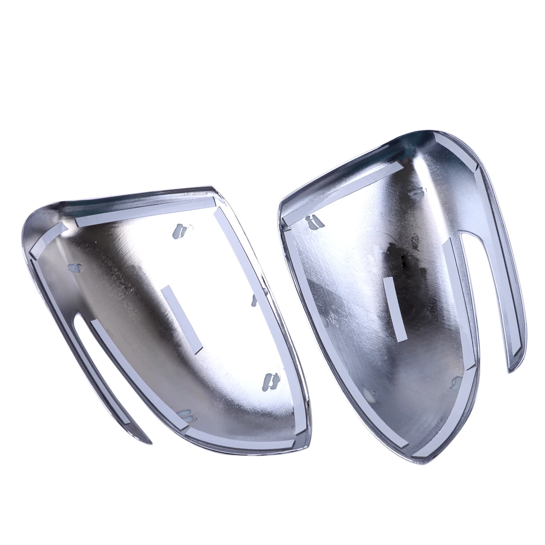 2 шт. Серебристая пластиковая Автомобильная дверь боковое крыло крышка зеркала