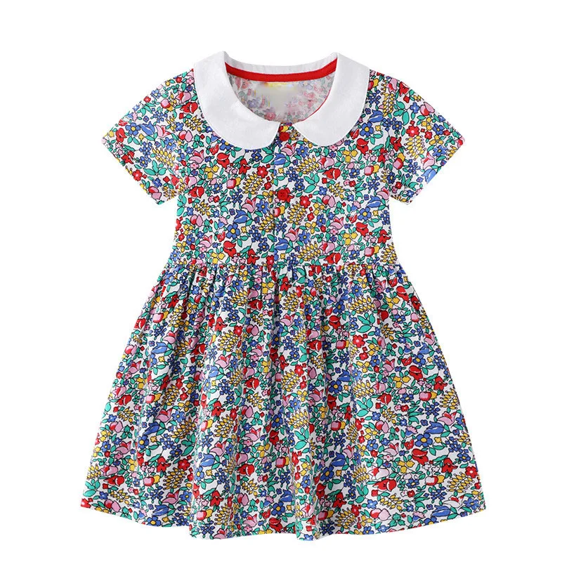 2021 Unicorn Girl Dress Vestidos Sukienki Kids Dresses For Girls Summer Robe Fille Vestido Infantis Menina Costume | Детская одежда и