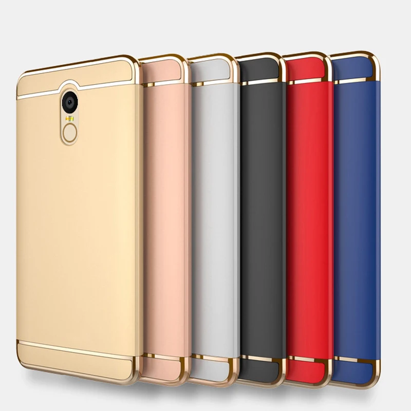 3 в 1 Жесткий ПК чехол с металлическим эффектом для спортивной камеры Xiao mi Red mi 5 Plus 4A 6A S2 Note 4 4X 5A 5 6 7 Pro mi A1 5X A2 6X6 8 9 Lite SE F1 Роскошный чехол