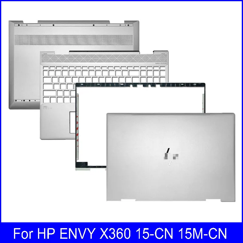 

Новинка, задняя крышка ЖК-дисплея для HP ENVY X360 15-CN 15-AG, блестящая передняя панель, подставка для клавиш в США и Великобритании, нижняя верхняя к...