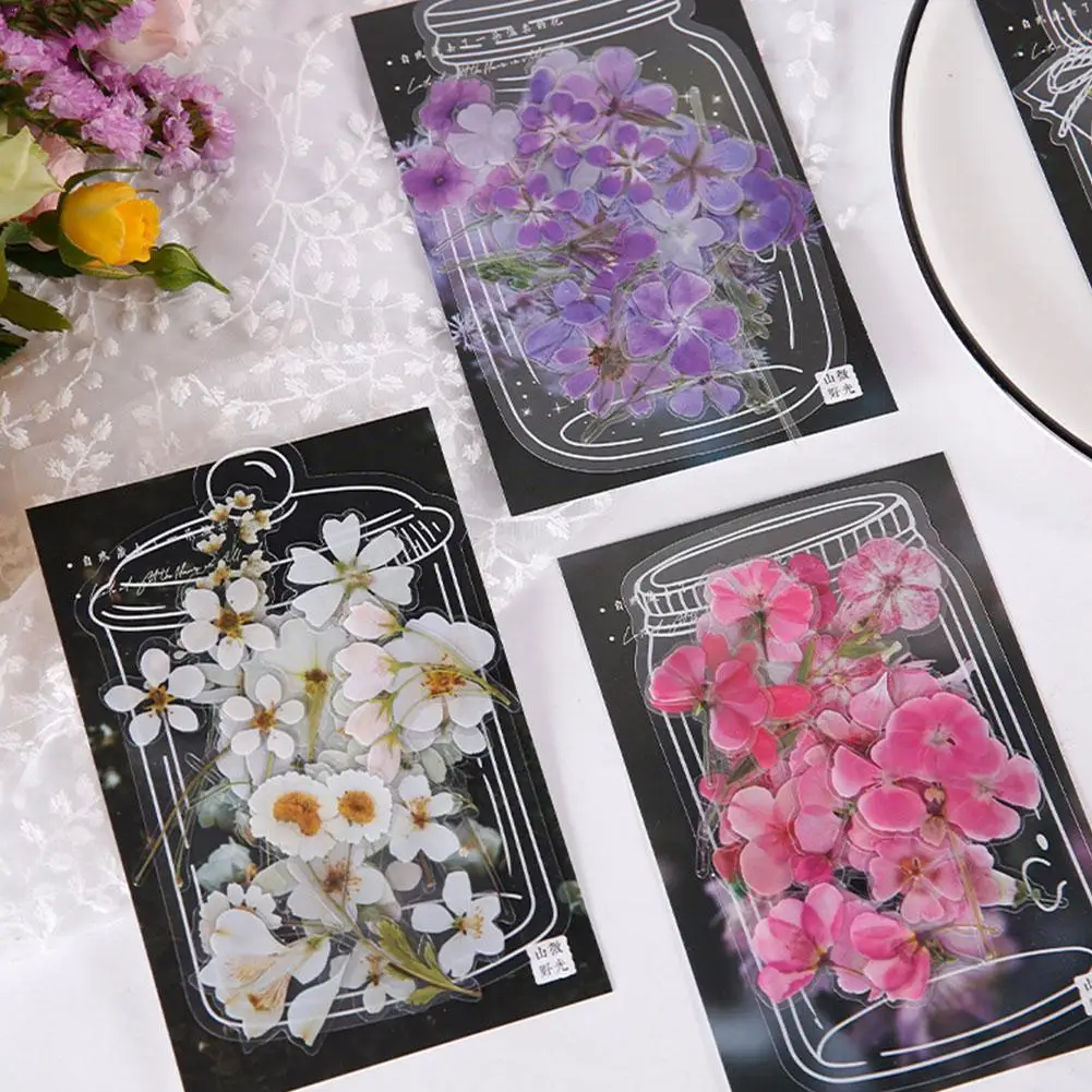 

40 Pcs Pack Natural Plants Flower Pet Kawaii Stickers Scrapbooking Album Diary Planner Decorative Stationery School Supplies
