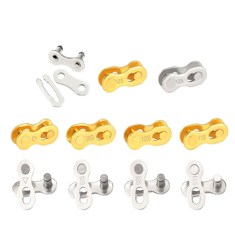 5 пар соединитель для велосипедной цепи блокировки быстра петля шоссейного