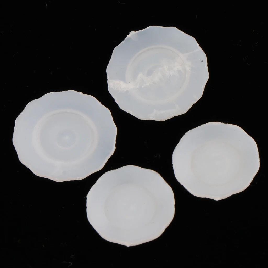 

Миниатюрные кухонные тарелки и подставка для кукольного домика, комплект из 1/12-й шкалы