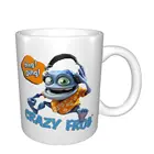 Кружка Dj Crazy Frog - Ding - Crazy Frog, кофейная чашка, кружка для кофе, кружка для девушек, очень хороший бог
