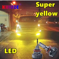 kuluze 3000k h7 h8 h9 h10 h16jp h27 headlight kit for car h11 led hb3 9006 hb4 9012 led bulbs 12v 24v fog lights