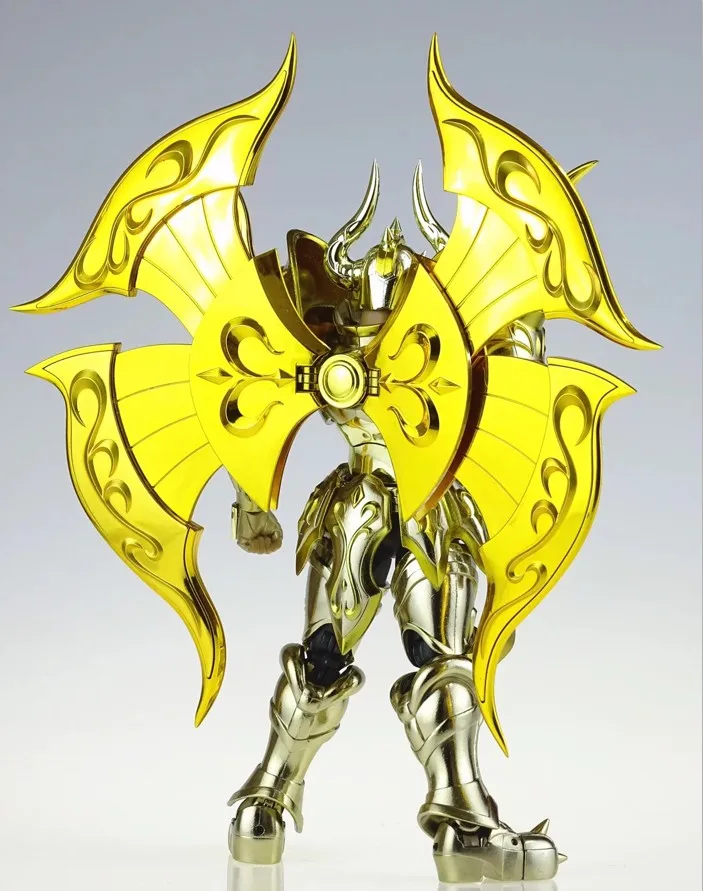 In-Stock JMODEL Soul of Gold EX Aldebaran Taurus Saint Seiya Cloth Myth Gold Saint Metal Armor Action Figure Toy image 3