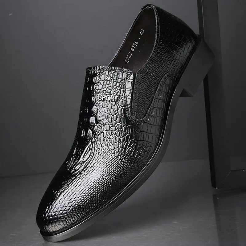 Мужские лоферы Обувь для вождения модельные туфли из натуральной кожи под