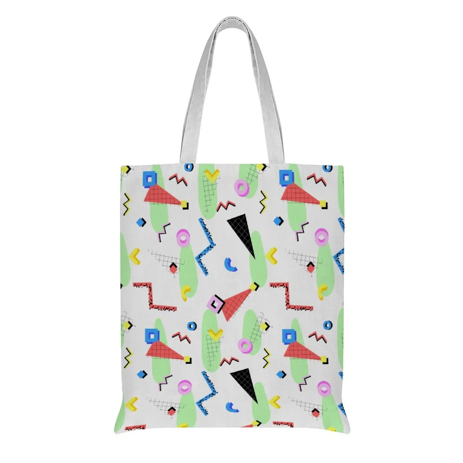 

Bag Women Folding Shopping Wheels Trolley Anime Cart Roulette Kawaii Transparent Maternity Hospital Fabric White Goth 2021