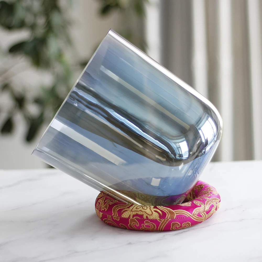 Покрытие из титана для музыкальной нотки около 7 25 &quotцвет поющей чаши со стразами