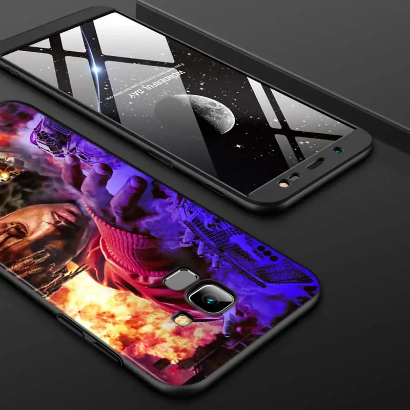 

Black Cover Q16 Juice WRLD for Samsung Galaxy J8 J7 Duo J6 J5 Prime J4 Plus J3 J2 Core 2018 2017 2016 Phone Case