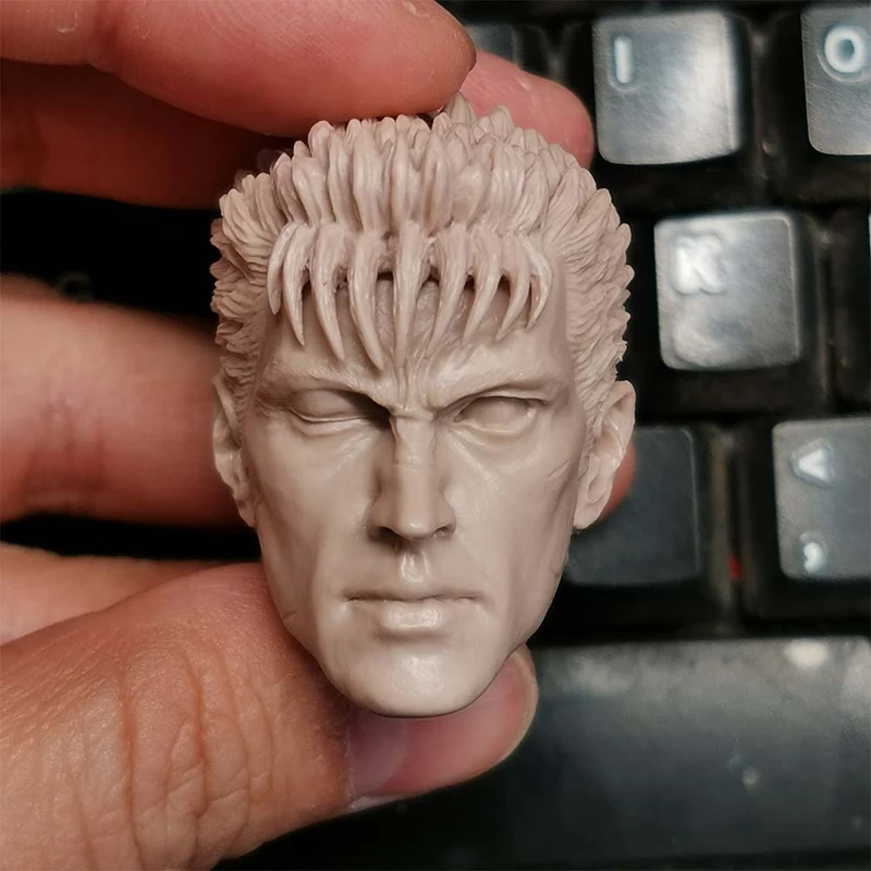 1/6 Scale The Berserk Warrior Guts Head Sculpt Unpainted Fit 12&quot Figure C Style | Action Figures
