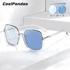 CoolPandas поляризационные фотохромные солнцезащитные очки для женщин новый тренд красочные UV400 против усталости очки большого размера квадратные очки gafas de sol