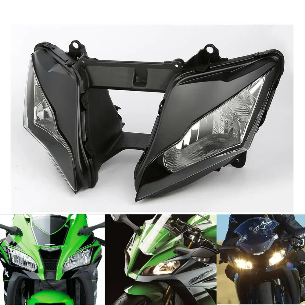 

Передняя фара мотоцикла, передняя фара в сборе для Kawasaki NINJA ZX10R ZX-10R 2011-2015