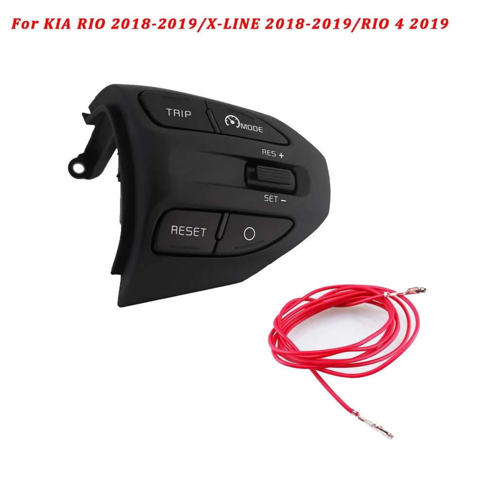 Model C Red C Автомобильный руль круиз-контроль Кнопки для KIA Rio 4 XLINE- года Bluetooth переключатель громкости телефона - Цвет: Model C Red C