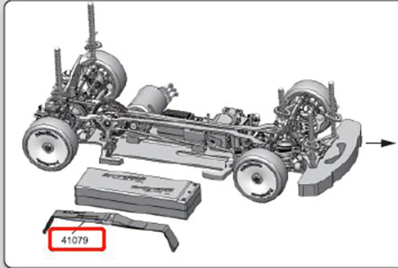 Оригинальная волшебная лента OFNA/HOBAO RACING 41079 для гоночного автомобиля HYPER 1/10 H4E |