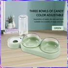 Двойная миска для питомцев, кормушка для собак, питьевая миска из нержавеющей стали для питомцев, аксессуары для маленьких собак