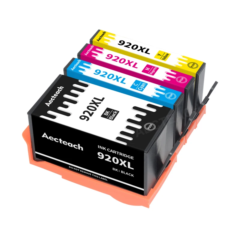 Aecteach для HP 920XL совместимый чернильный картридж 920 Officejet 6000 6500 6500A 7000 7500 7500A патронов