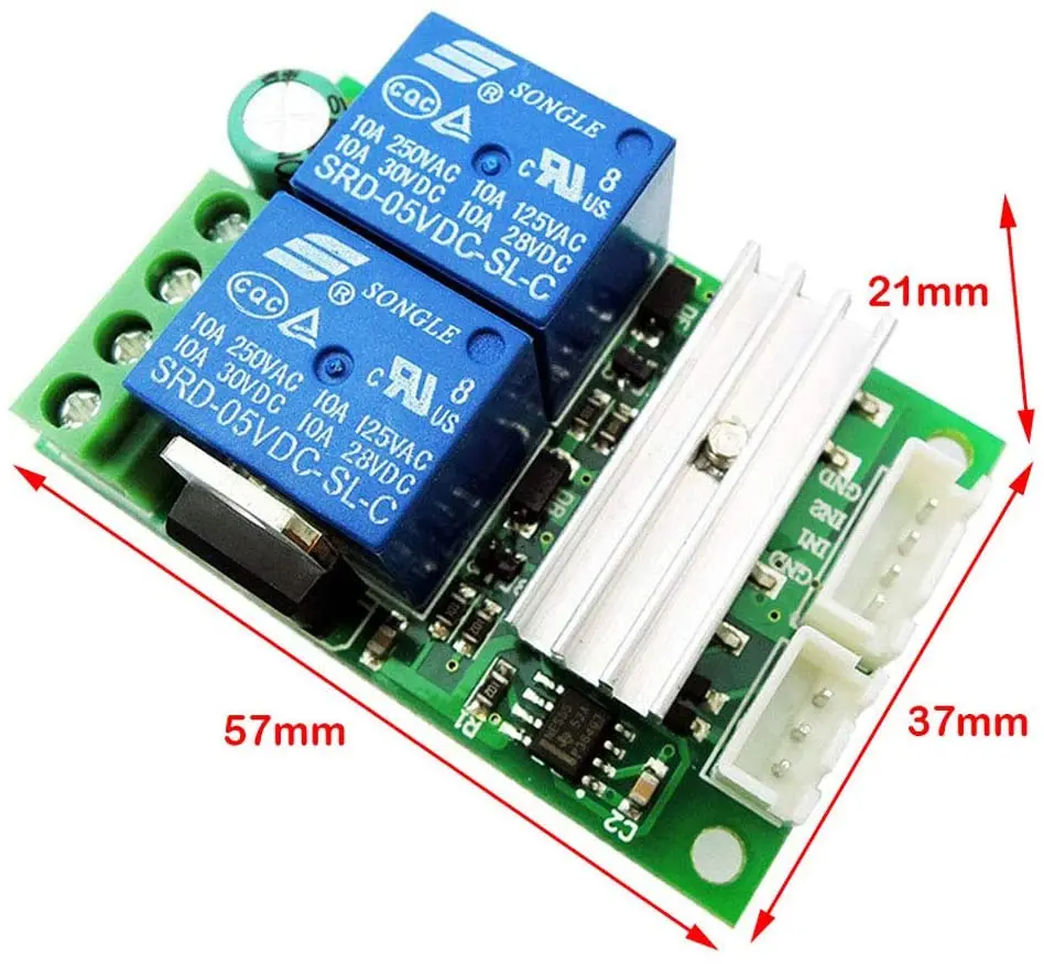 ШИМ контроллер скорости двигателя постоянного тока Регулируемый реверсивный