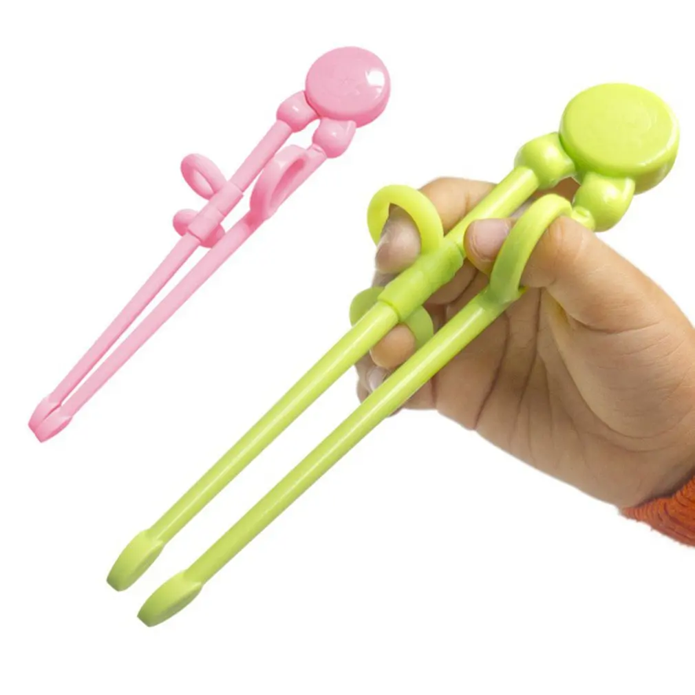 Chopsticks For Kids Cartoon Learning Chop Sticks Reusable Training Cute Children Tableware Practice Chopstick | Мать и ребенок