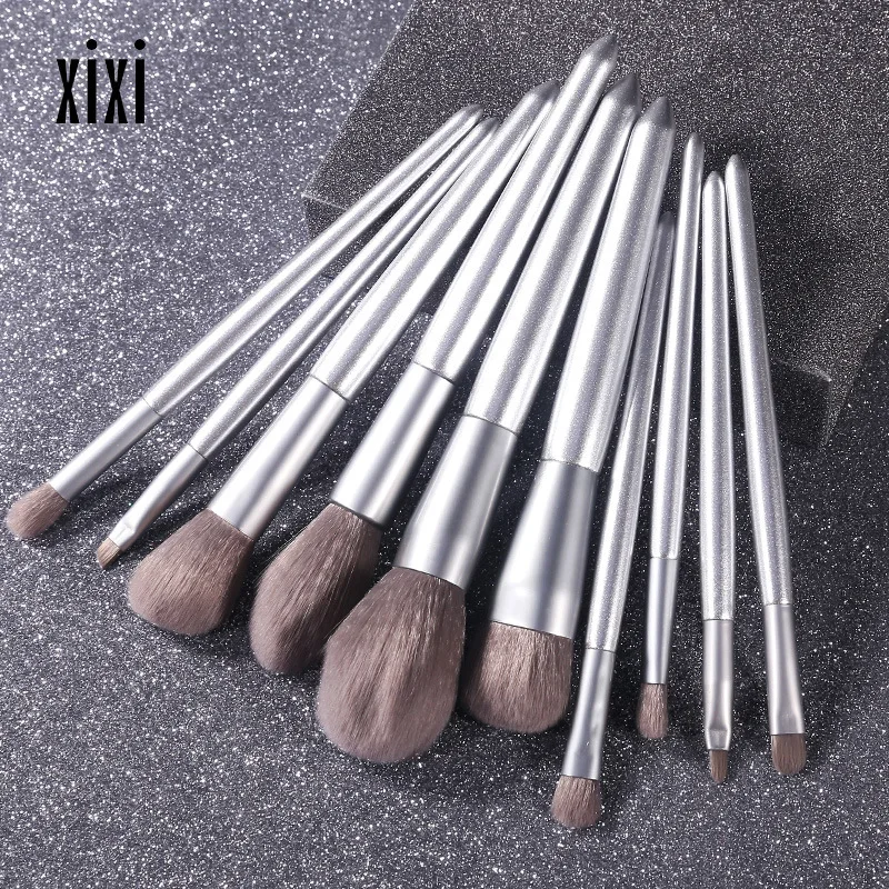 Сиси Профессиональный Makeup10 шт./партия набор кистей для консилер для глаз база-хайлайтер набор кистей для пудры