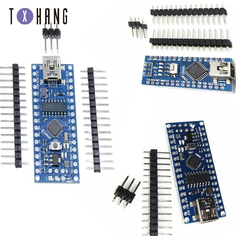 Nano V3.0 ATmega168 / 328P 5V 16M микроконтроллер для Arduino ATF с Загрузчиком совместимый клеммный