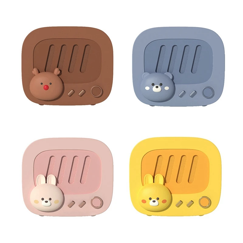 

Мультяшный динамик с Bluetooth Портативный Встроенный шумоподавление микрофонный сабвуфер HIFI Stereo для ПК ноутбука