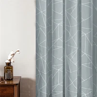 modern tulle curtains geometric curtains for living room bedroom kitchen sheer curtains window treatment curtain drapes