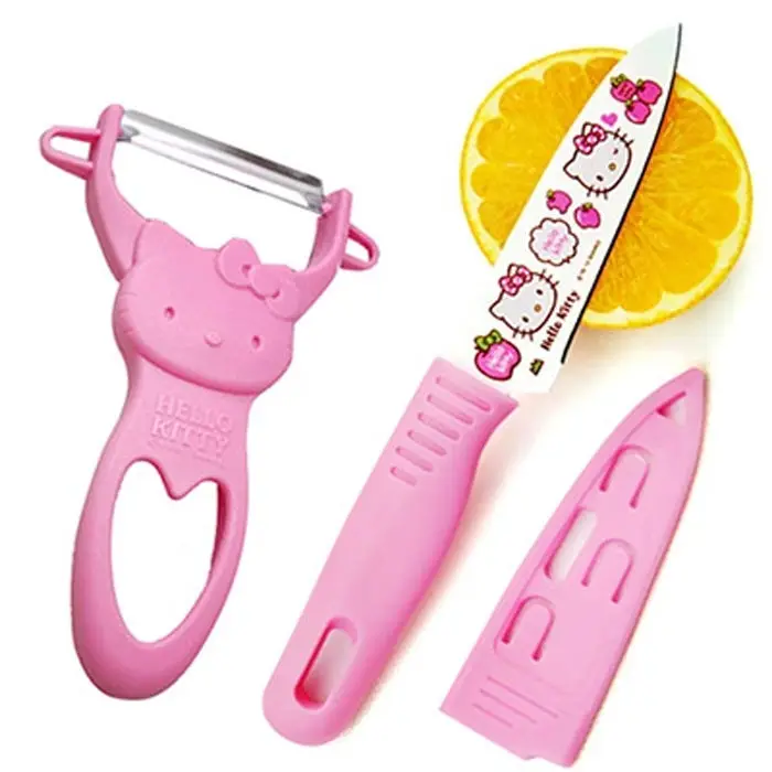 

Kitchen Gadgets Hello Kitty Fruit Peeler Apple Stainless Steel Peeler Planing Peeler