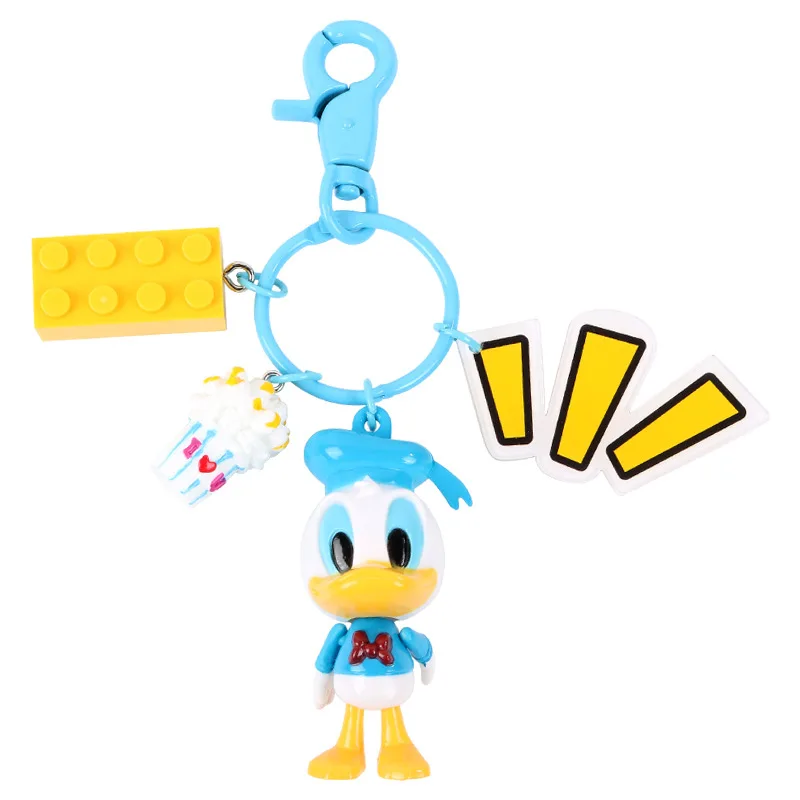 

Disney Creative Cartoon Key Chain Daisy Donald Duck Lovers Keychain Bag Pendant Ornaments Men Women Gifts Keyring