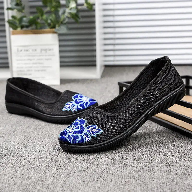 

Cresfimix women casual black round toe spring anti skid flat shoes lady cool comfort summer ballet dance shoes zapatos a6330cc