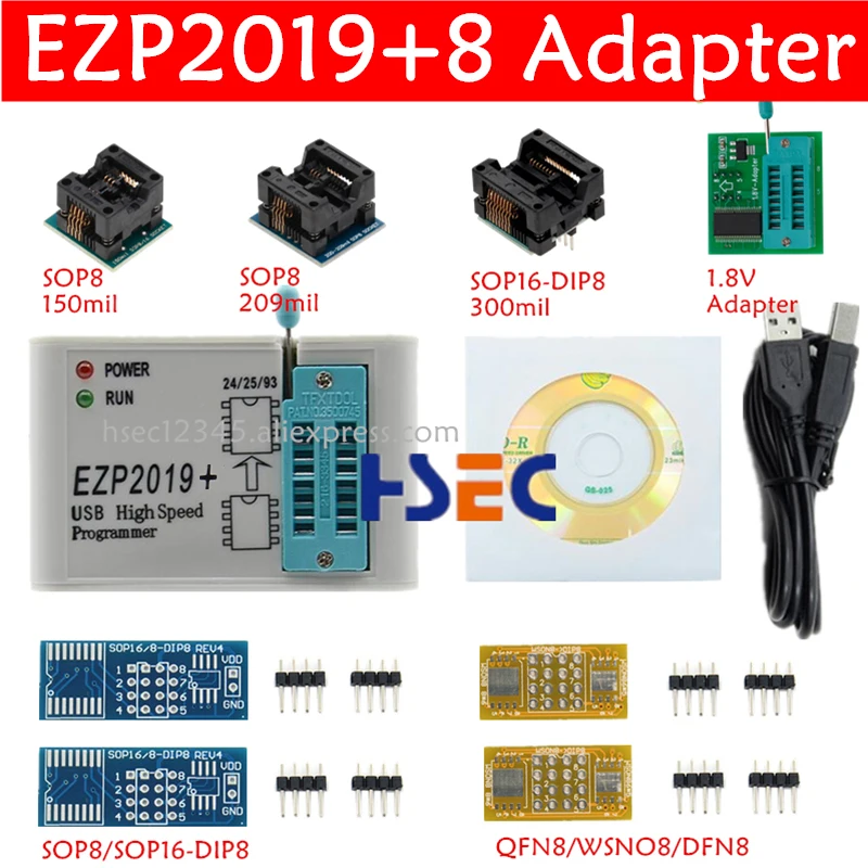 Заводская цена! Высокоскоростной USB программатор EEPROM EZP2019 новейшая версия лучше